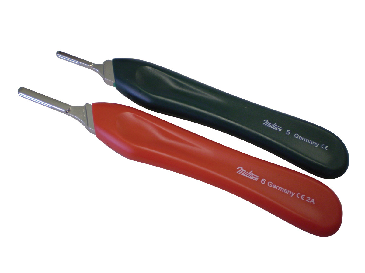 Integra-Miltex-Blade-Handle-#6-Red-Plastic-(Miltex)